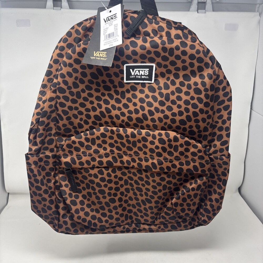 NWT Vans Old Skool H2O Backpack School Laptop Bag VN0A5I13Z0F Brown Black Multi